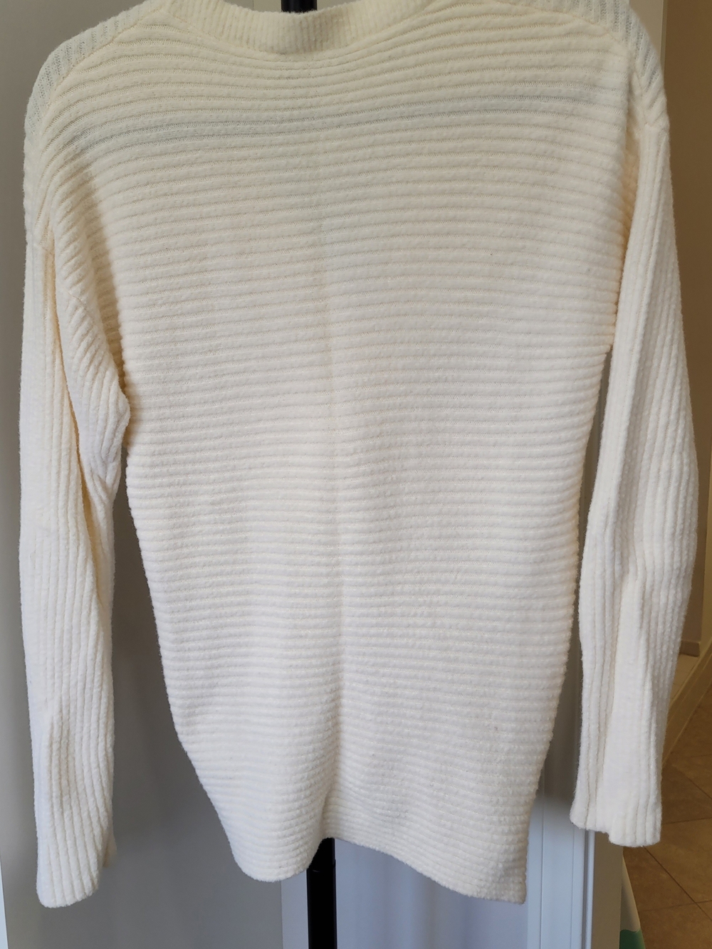 Express Ribbed Wrap V-Neck Sweater - Picture 5 of 5